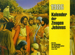 Kalender der Zeugen Jehovas 1986