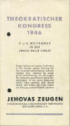 Kongreprogramm Berlin 1946