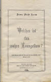 Zions Wacht-Turm, April-Juni 1902, Nr.33: Welches ist das wahre Evangeliun.