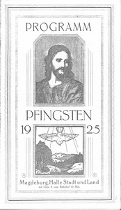 Kongressprogramm Pfingsten 1925 Magdeburg