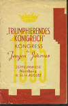 Kongressprogramm 1955