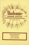 Programmheft - Braunschweig 1959