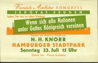 Hamburg - Einladungszettel