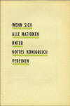 Broschre: Wenn sich alle Nationen unter Gottes Knigreich vereinen