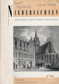 Niedersachsen Heft 1 - 1959
