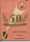 50 jährigen Bestehen des Vereins für Rasenspiele v.1908 e.V. Osterode / Harz